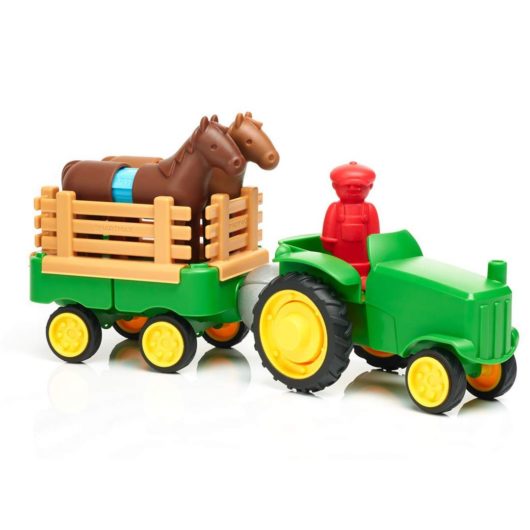 Smartmax My First Tractor Set lets children build a mini farm!