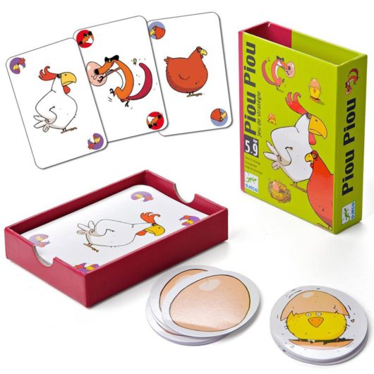 A card game for 5 and up! Can you hatch your eggs before the fox steals them?