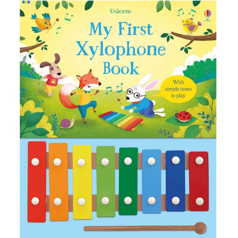 Learn to play music with this xylophone book from usborne