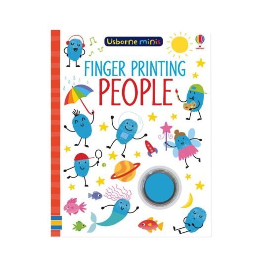 Make cute little finger print pictures with this mini book from Usborne