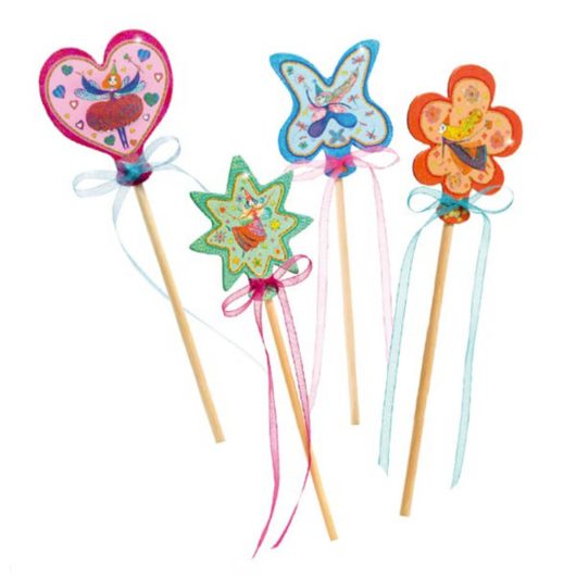 Do It Yourself with these Fairy Wands from Djeco! Sparkly magical fun!