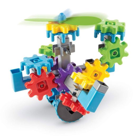 With actual spinning and moving parts, this children's construction set from Learning Resources will come to life!