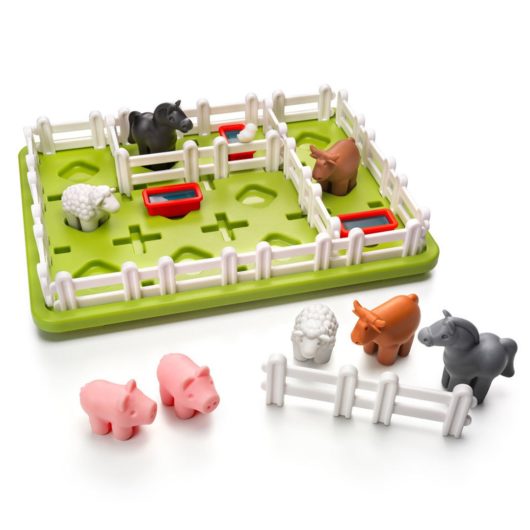 Children will love the tactile farm animal pieces from this logic puzzle!