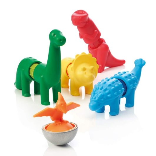 Young kids will love these magnetic mix and match dinosaurs!