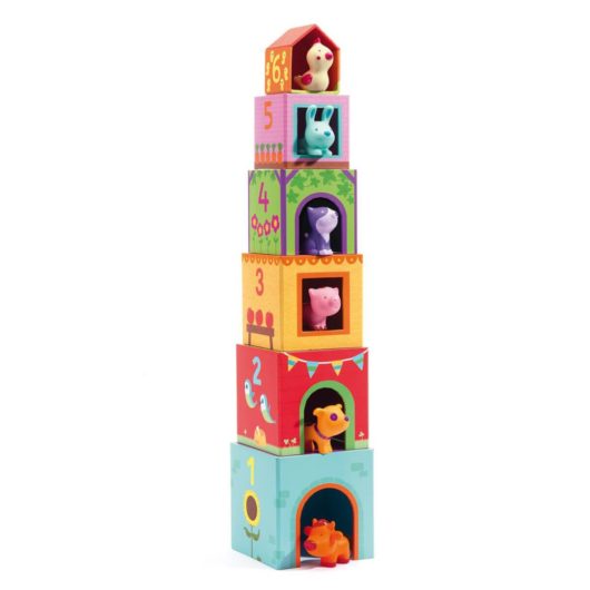 Stack up to build baby's manual dexterity with these stacking cubes