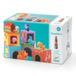 Babies can stack up these colourful cubes from Djeco!