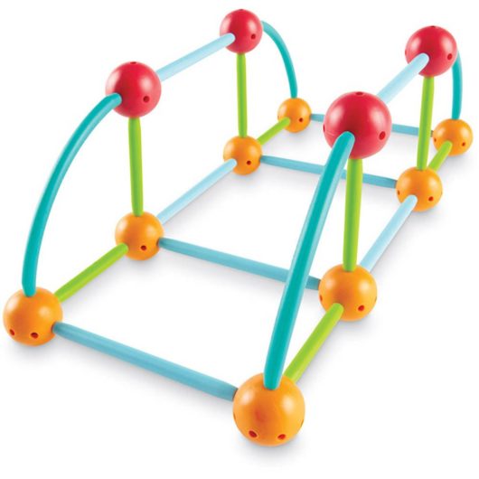 Kids can engineer bridges and shapes to solve these STEM challenges!