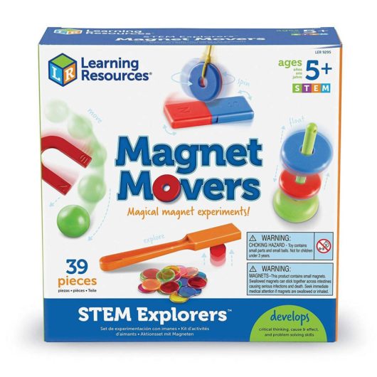 Children can perform magical magnetic experiments with this box set from Learning Resources