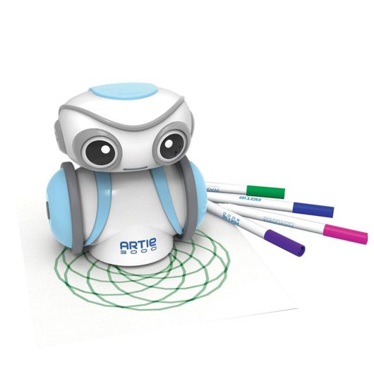 Create beautiful ine drawings by coding a robot to draw for you!