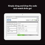 Code on screen and see the results!