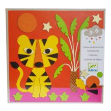 Create a tiger with this cute felt picture kit!