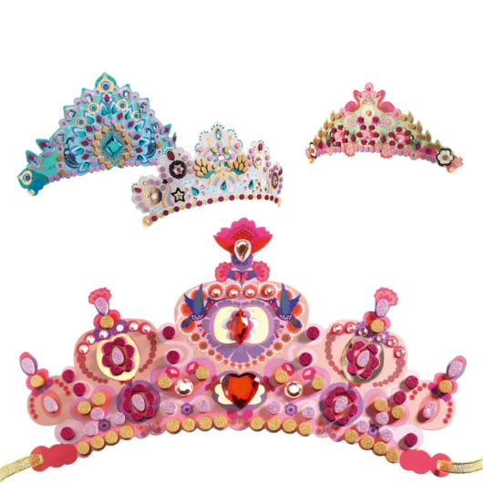 Djeco Do It Yourself Mosaic Tiaras - Image 2