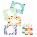 Create colourful animals with this painting kit