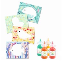 Create colourful animals with this painting kit