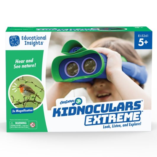 Wncourage exploration and discovery with this seeing and listening set of binoculars!