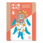 Create a glittering owl dreamcatcher with this craft kit