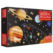 Discover the solar system with this 200 piece puzzle and book from Usborne