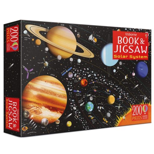 Discover the solar system with this 200 piece puzzle and book from Usborne