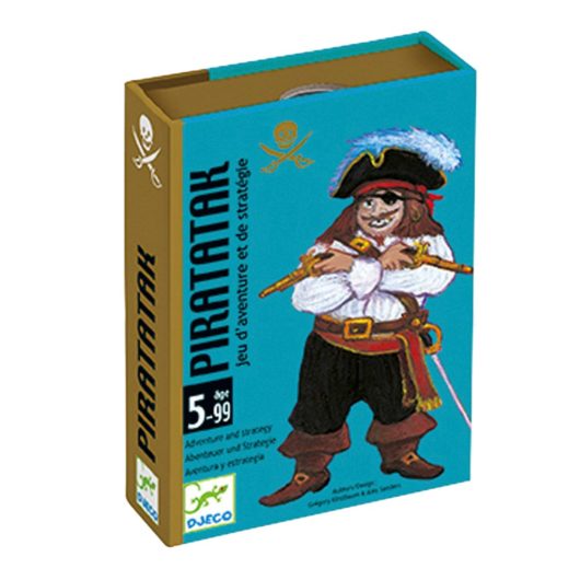 Piratatak Card Game Ahoy mateys, build your ship before the pirates sink it!