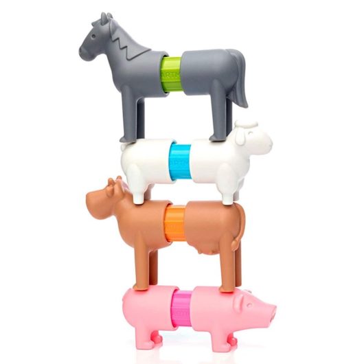 Perfrect for inspired pretend play, toddlers will love these colourful farm animals