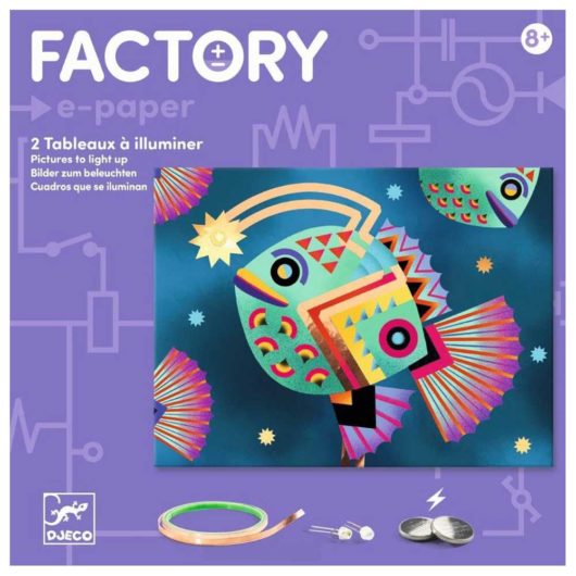 Learn how to make a electrical circuit and light up the sea creatures