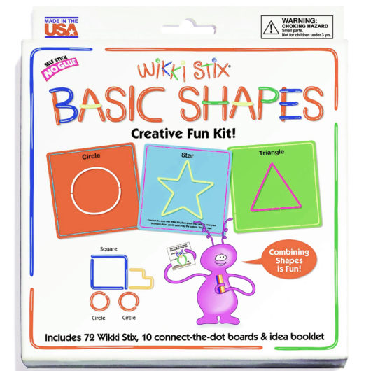 Help children learn ther shapes with Wikki Stix shapes!