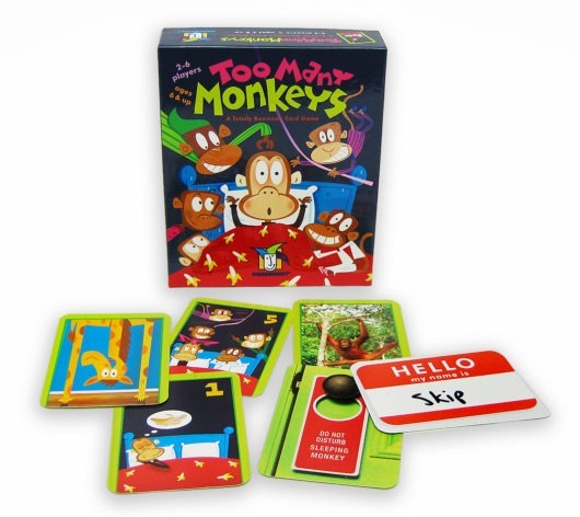 Too Many Monkeys Front of Box