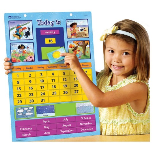 Front of Magnetic Calendar