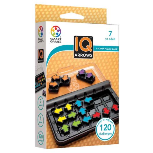 iq arrows puzzle front of box