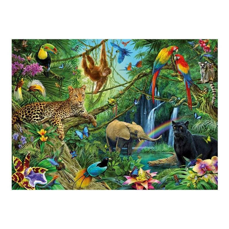 Ravensburger Jungle Jigsaw Puzzle 200pc Fun Learning
