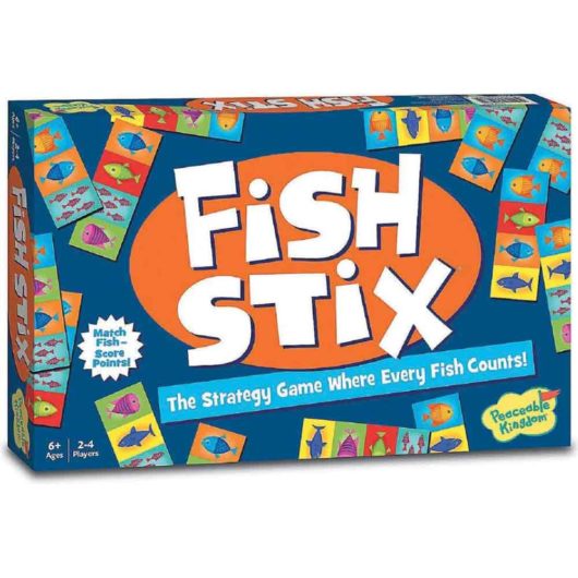 fish stix game front of box