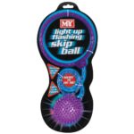 Light up flashing skip ball front of product