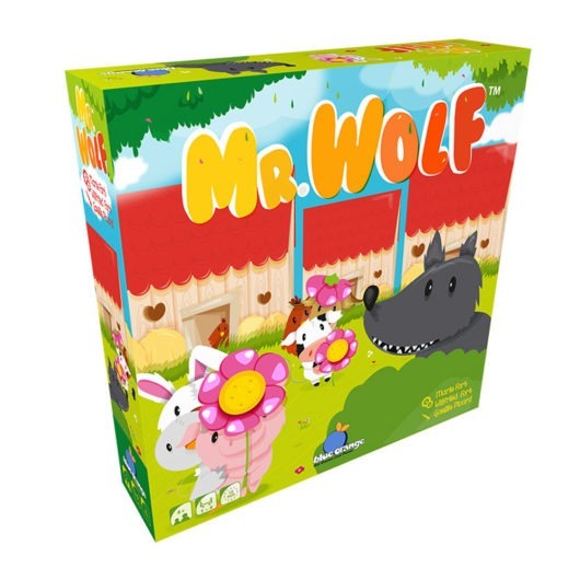 Blue Orange Mr. Wolf Front of Box