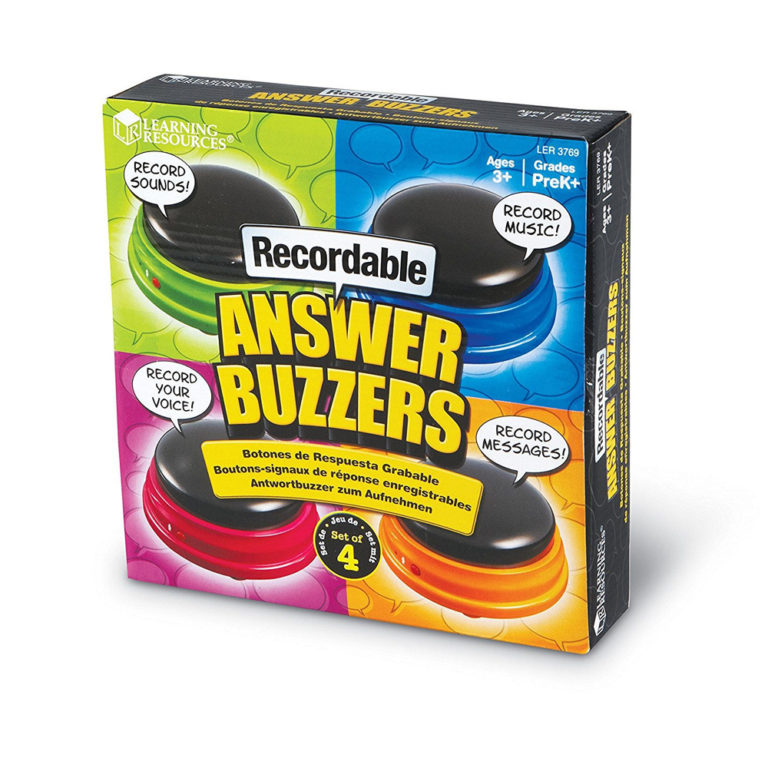 Learning Resources Recordable Answer Buzzers