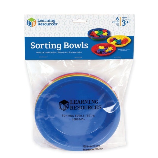 Learning Resources Sorting Bowls 6pk