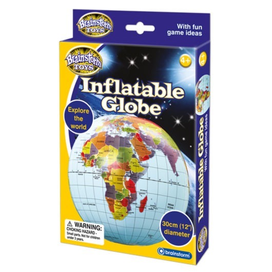 Brainstorm Inflatable globe 30cm