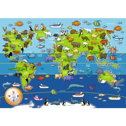 Ravensburger Animal Floor Puzzle 60pce