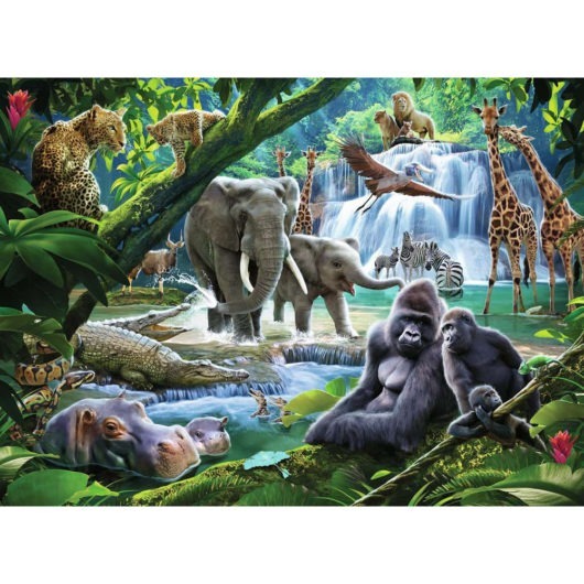 Ravensburger Jungle Families XXL 100pc