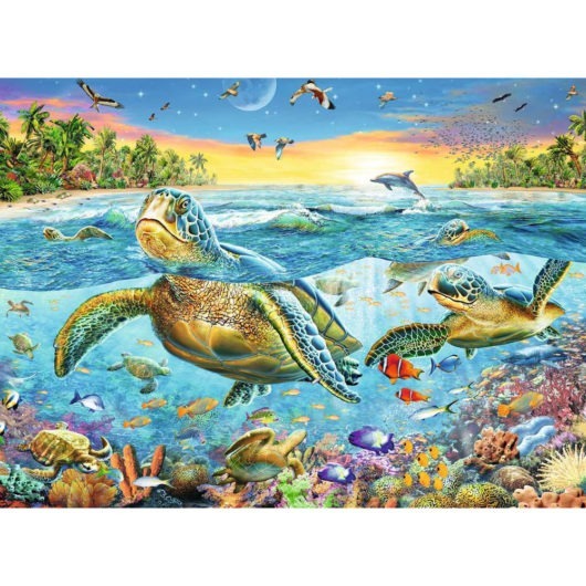 Ravensburger Sea Turtle Puzzle 100xxl