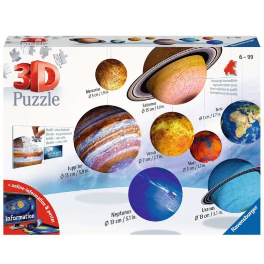 Solar System 3D Puzzle