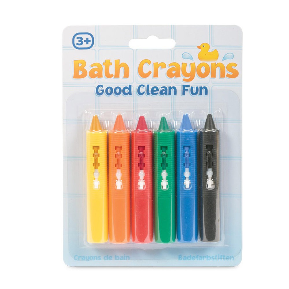 Bath Crayons 6 Pack Fun Learning