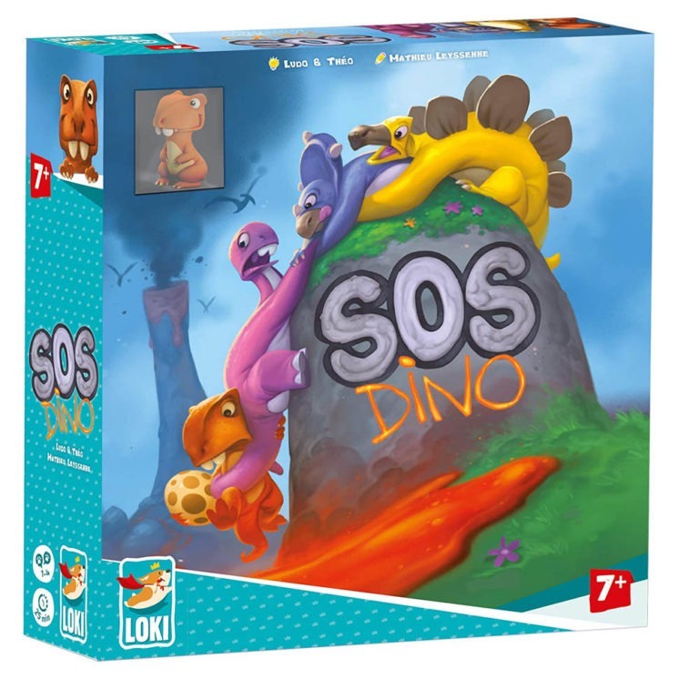 SOS Dino Board Game Front