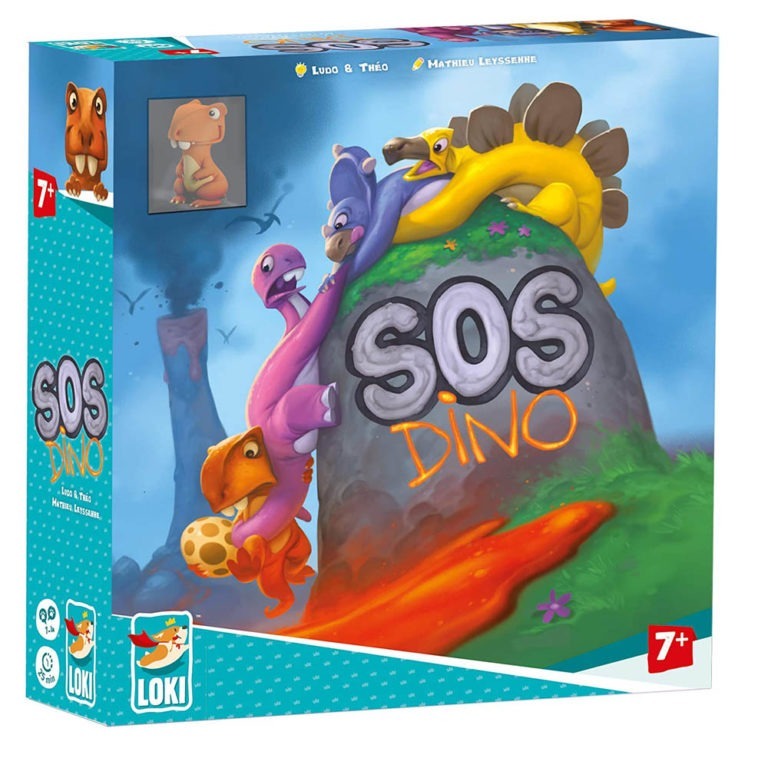 SOS Dino Board Game Front