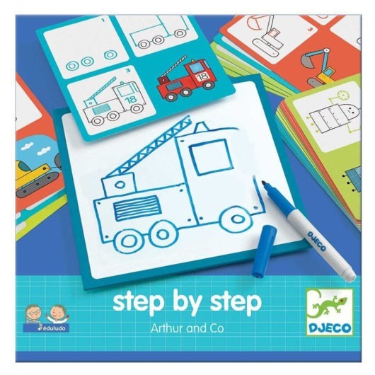 Djeco Step By Step Vehicles Front