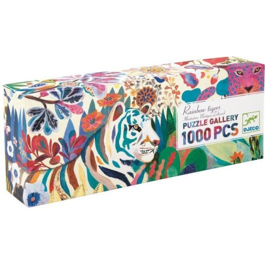 Rainbow Tigers 1000pc Jigsaw