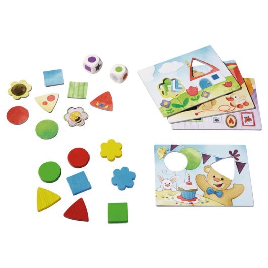 Haba Teddy's Colour & Shapes Contents