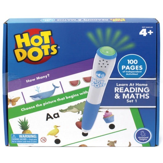 Hot Dots Learn at Home Reading & Maths Front Box