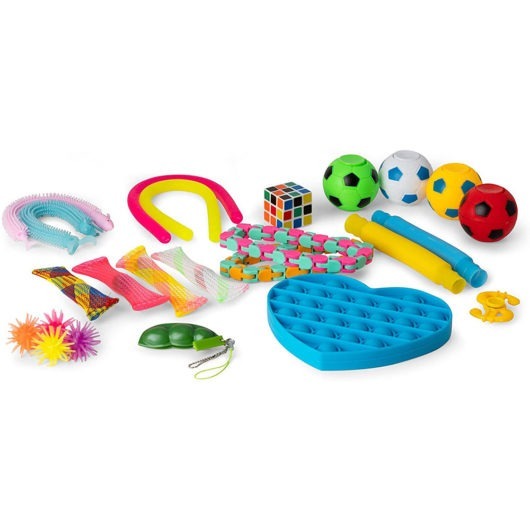 Tobar Fidget Bumper Box Sensory Toys Inside