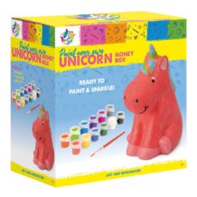Paint Your Own Unicorn Bank Front of Box