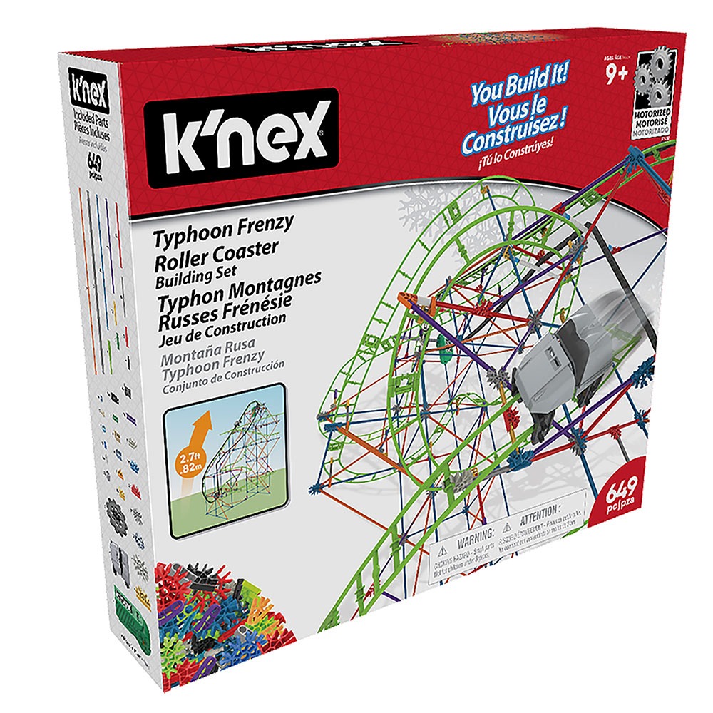 Knex typhoon frenzy roller coaster on sale
